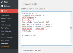 htaccessfile