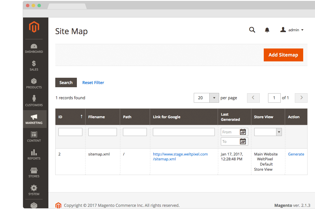 magento-sitemap