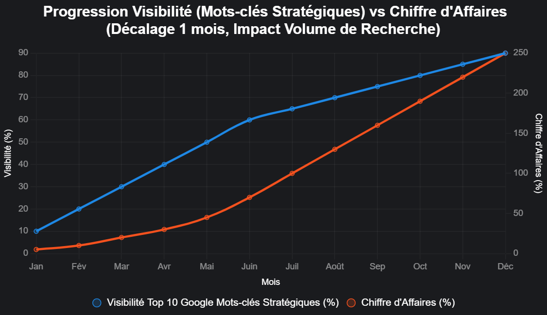 SEO btob et revenus eshop