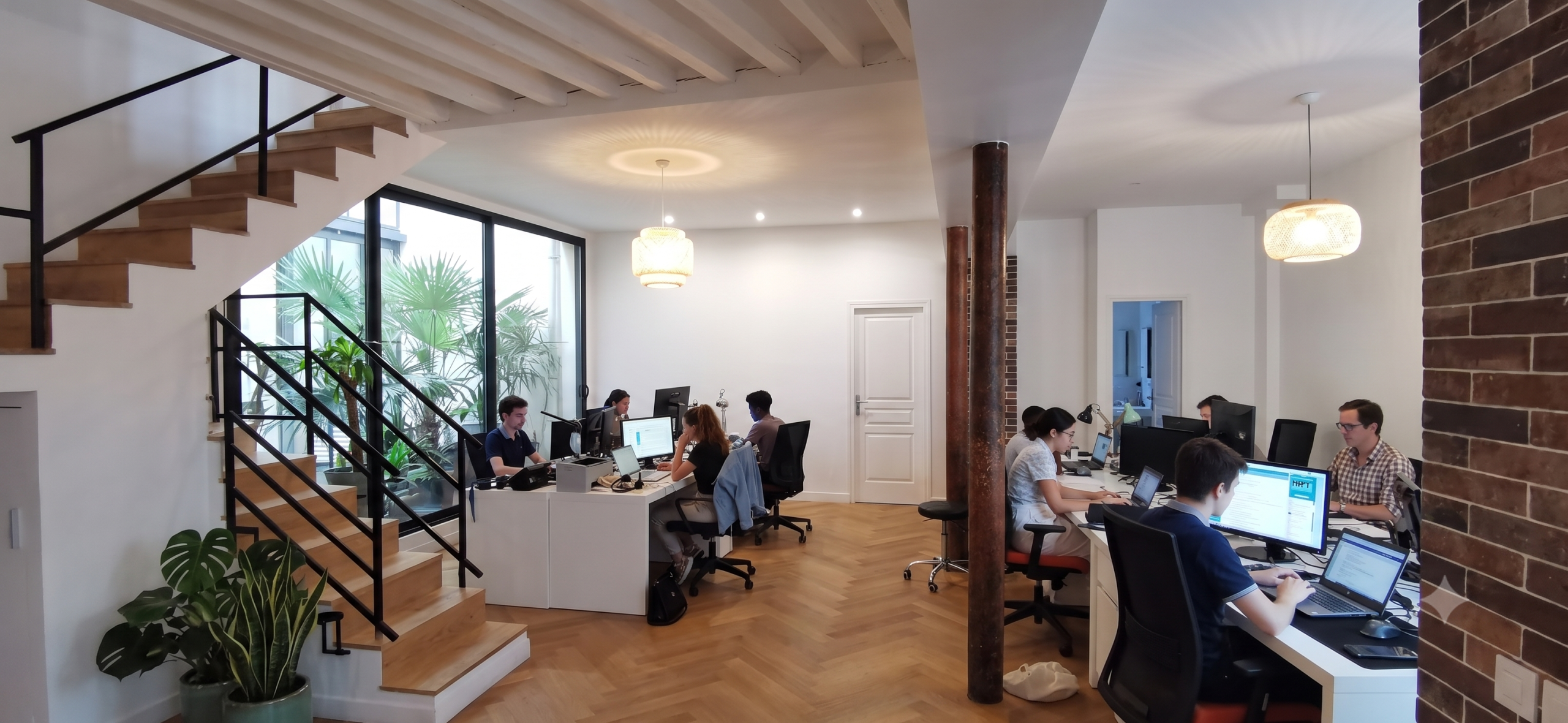 L'équipe AEP/Digital dans ses locaux parisiens